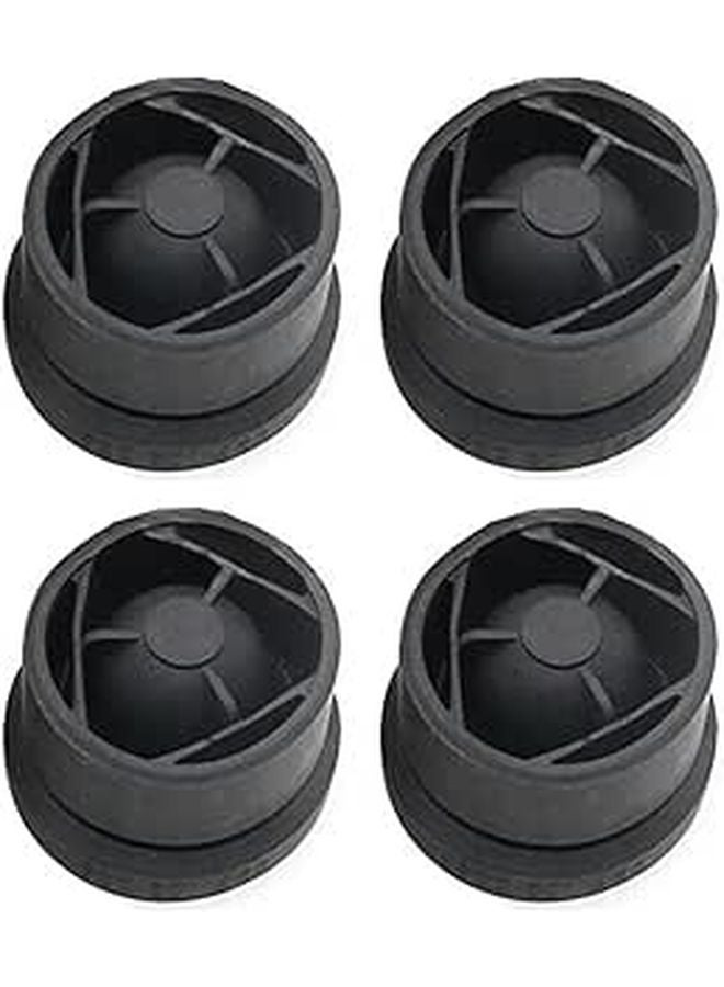 4Pcs Heat Resistant Rubber Engine Hood Cushion Protectors For Wear Protection - Image 1