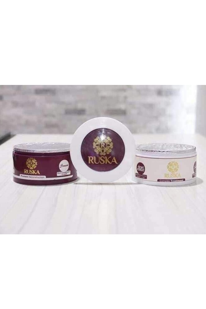 Ruska "Ruska 2-in-1 Hair Cream Bath (200ml Regular Cream + 200ml Protein Cream) in One Package – Luxurious Ukrainian Hair Treatment and Strengthening Treatment" - Image 3