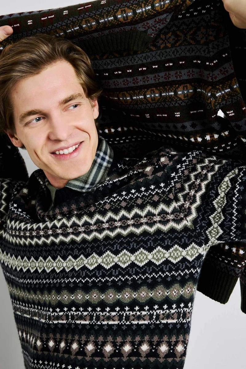 ديفاكتو Standard Fit Knitwear Pullover