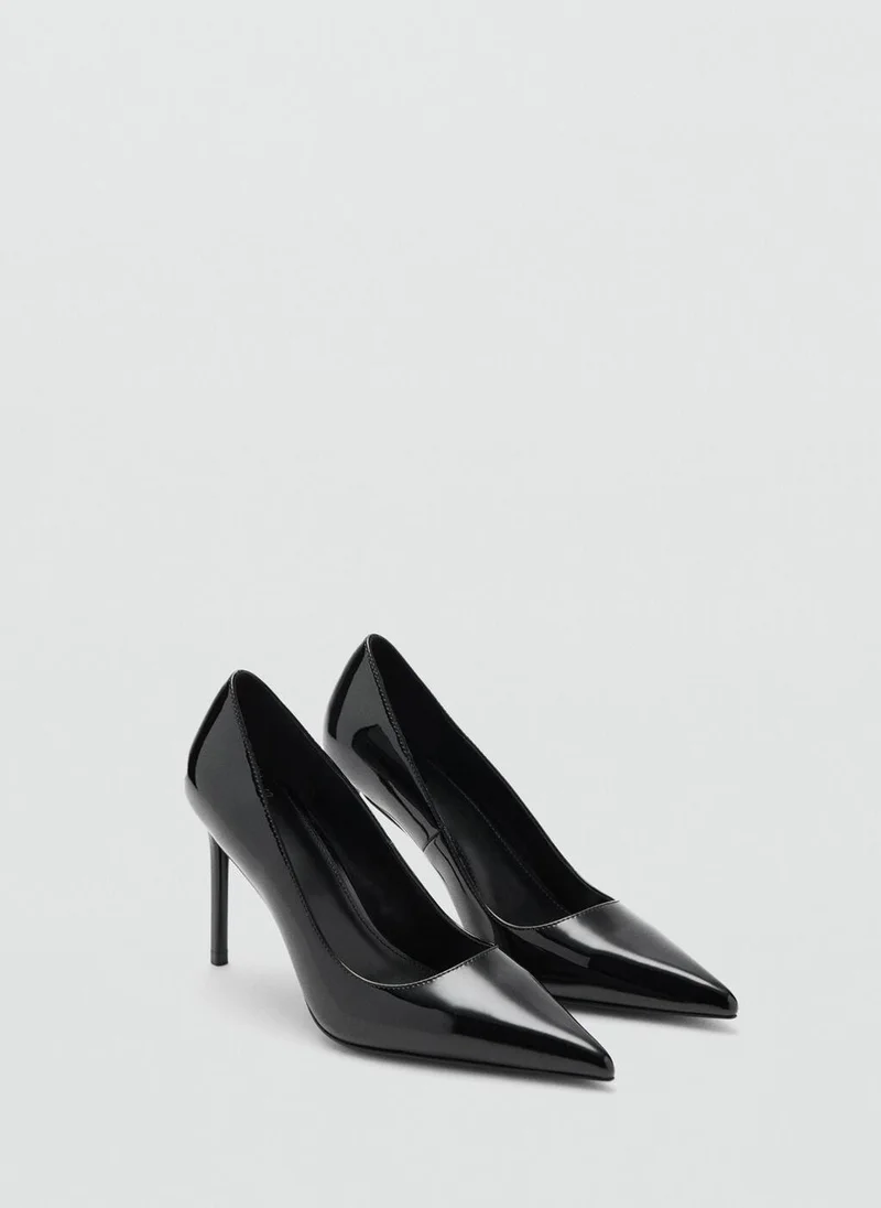 MANGO Patent leather heel shoes