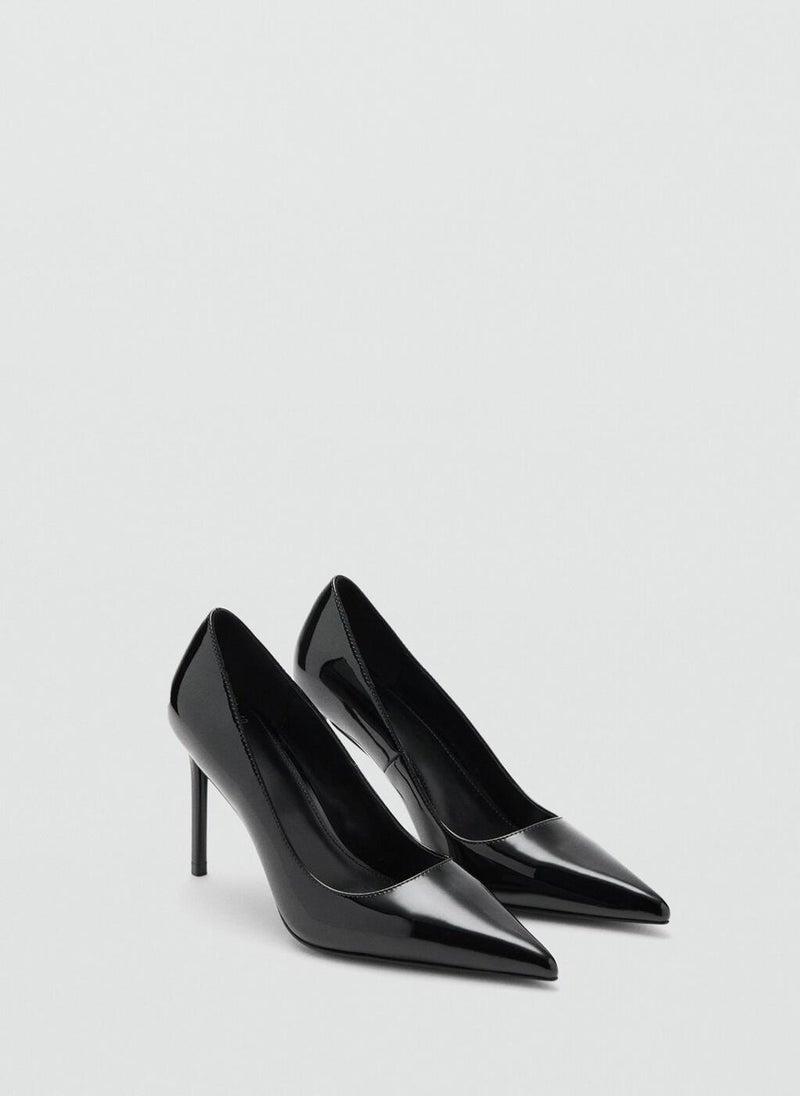 MANGO Patent leather heel shoes - Image 2