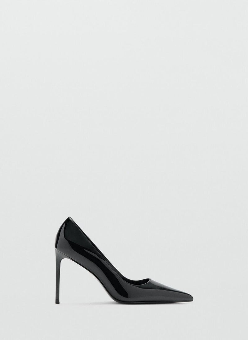 MANGO Patent leather heel shoes - Image 1