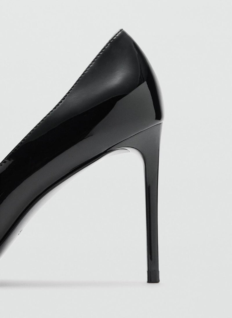 MANGO Patent leather heel shoes - Image 3