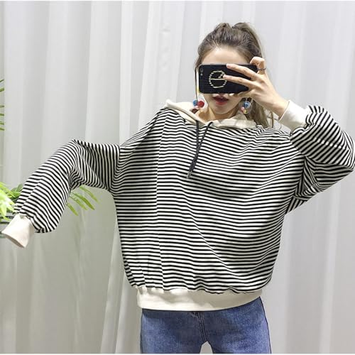 Wiz BBQT Matching Dog and Owner Clothes Separately SoldStriped Mom Dad Dog Hoodie for Small Dogs CatsPuppy Sweatshirt Fall WinterBlackOwner S - Image 3