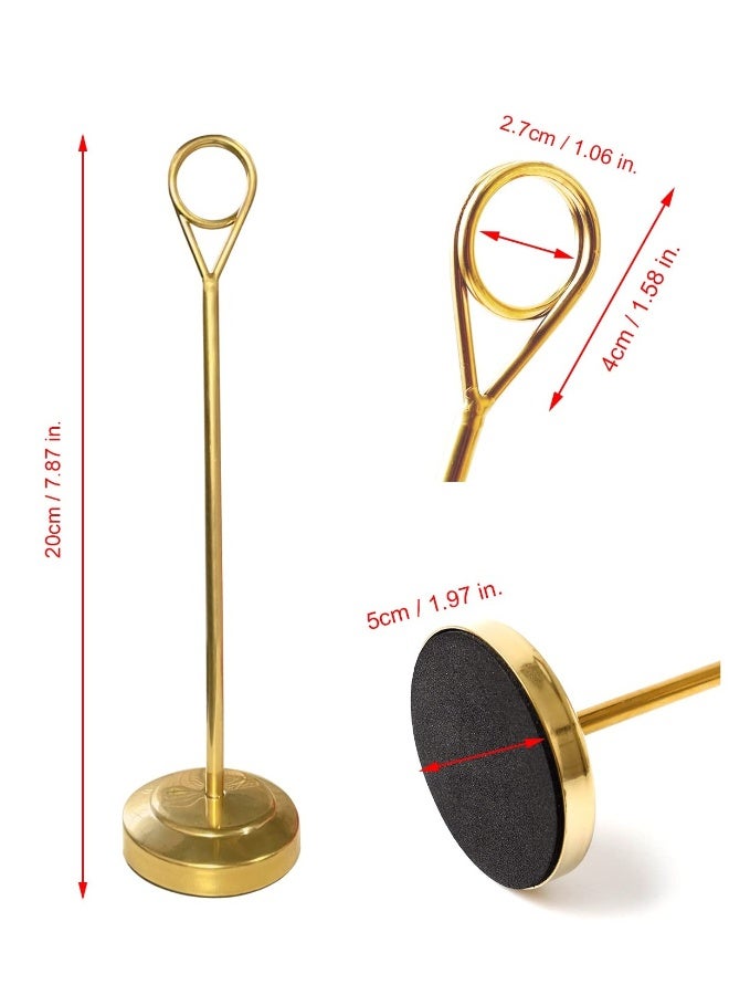 Generic Ring Clip Place Cards Holder Menu Holders for Tables Table Humber Reserved Signs Wedding Name Memo 5pcs  - Image 3