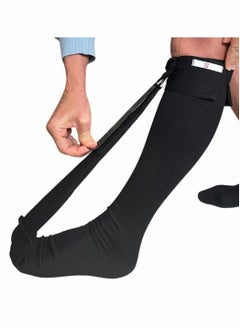 Plantar Fasciitis Night Sock | Dorsal Splint for Achilles Tendonitis Relief | Gentle Overnight Stretch | Lightweight & Comfortable | Black S/M Size