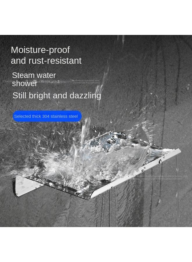 الأزرق جي دبليو 304 إطار هاتف محمول من الفولاذ المقاوم للصدأ مع إطار مناديل ورقية محاطة ، حامل فرشاة أسنان ، حامل كوب ، إطار تخزين خالٍ من الثقب - Image 3
