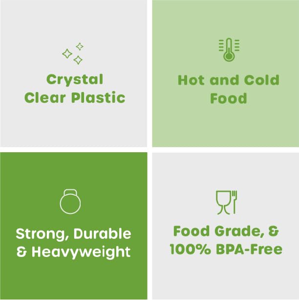 Comfy Package [360 Combo Pack] Basic Clear Plastic Silverware  Heavyweight Disposable Utensils - 180 Forks  120 Spoons and 60 Knives Cutlery  Perfect for Wedding  Parties and Events - Image 4