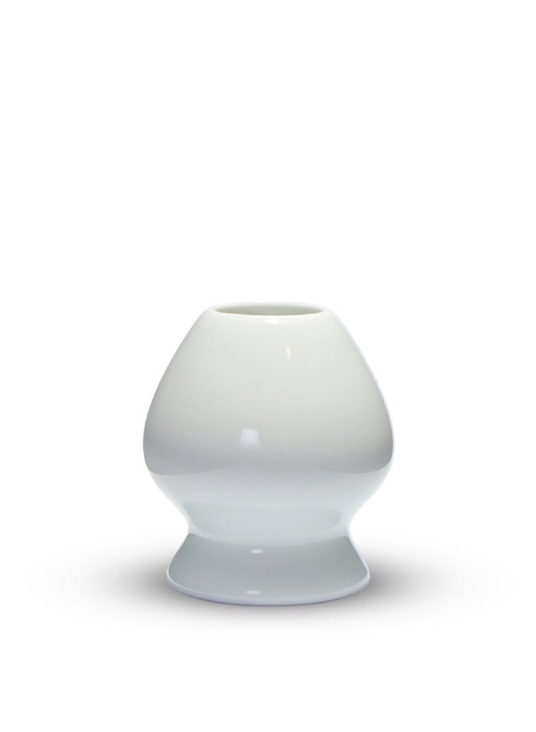 تيلاند حامل خفاق ماتشا من السيراميك، قاعدة من البورسلين لشاسن، يحافظ على الشكل ويطيل عمر خفاق الماتشا (تشاسين)، متوفر بخمسة ألوان