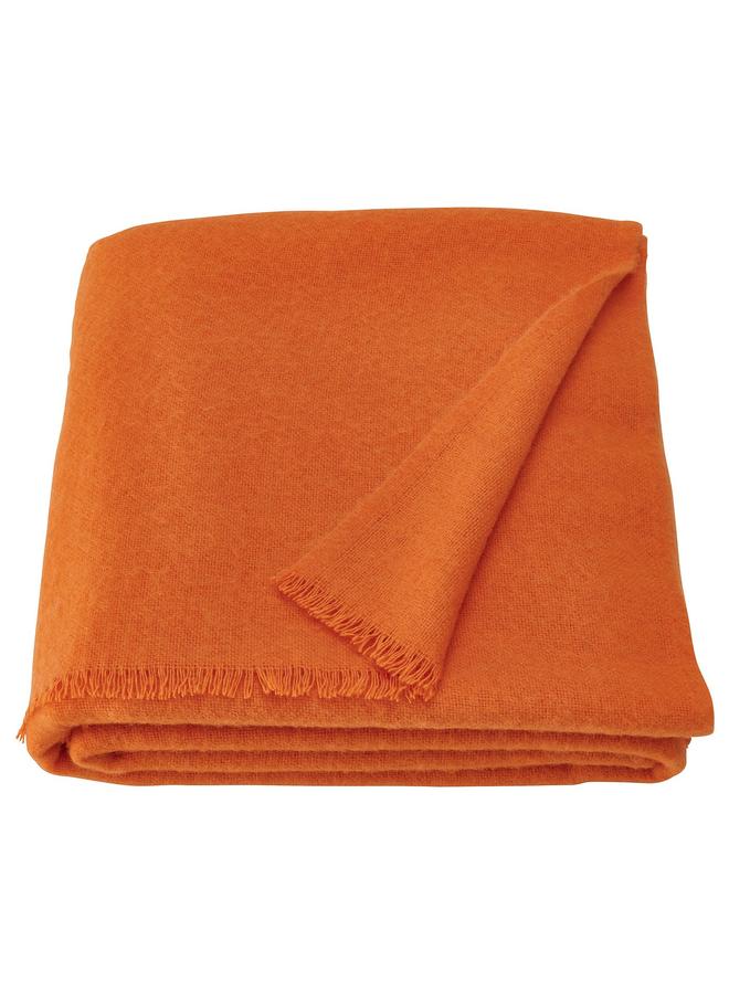 erorex Throw, bright orange, 150x200 cm - Image 1
