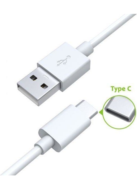 omars - USB Type-C 3A Fast Charging and Data Cable White 1 m - Image 1
