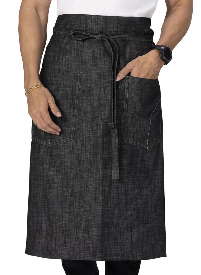 Chef Works Unisex Corvallis Bistro Apron, Black, One Size - Image 2