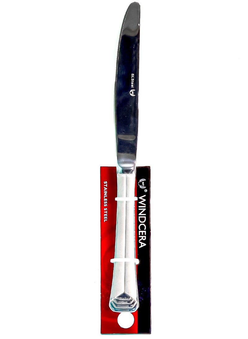 WINDCERA طقم سكاكين حلوى للأميرات 2 قطعة من الفولاذ المقاوم للصدأ للاستخدام المتعدد - Image 1