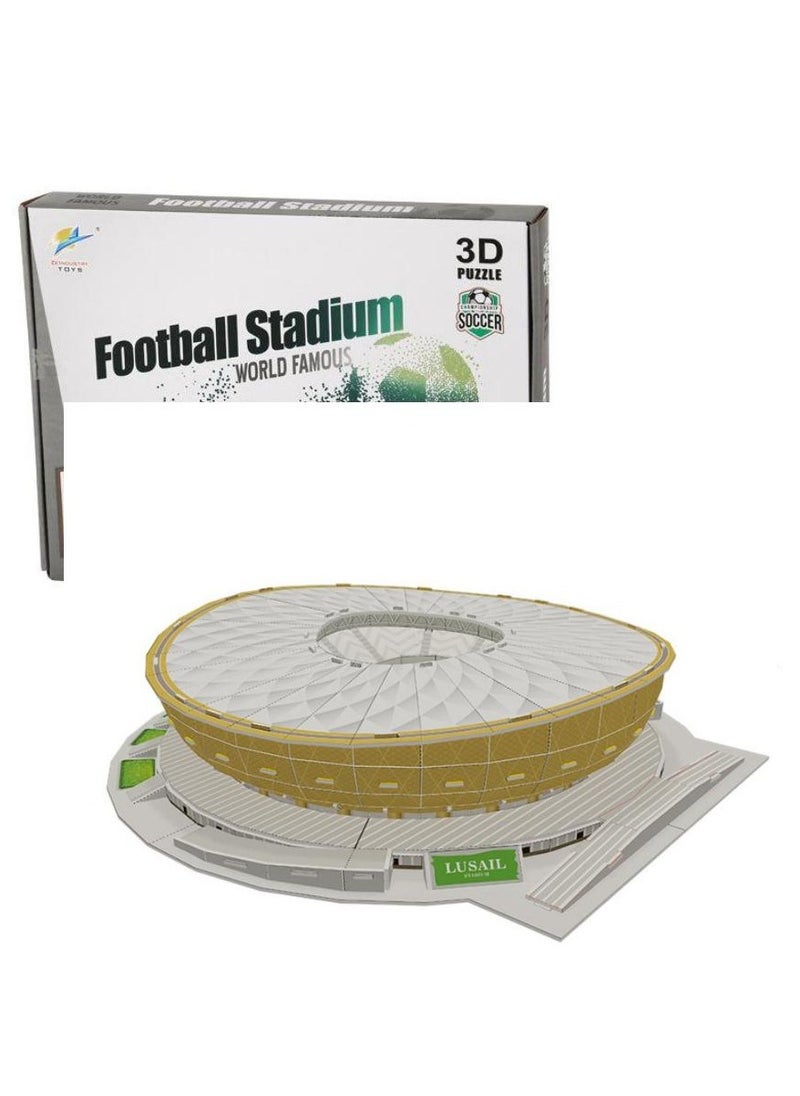 Zeindustry Toys - Qatar Lusail Stadium 3D Football Field Puzzle Toys - Image 1
