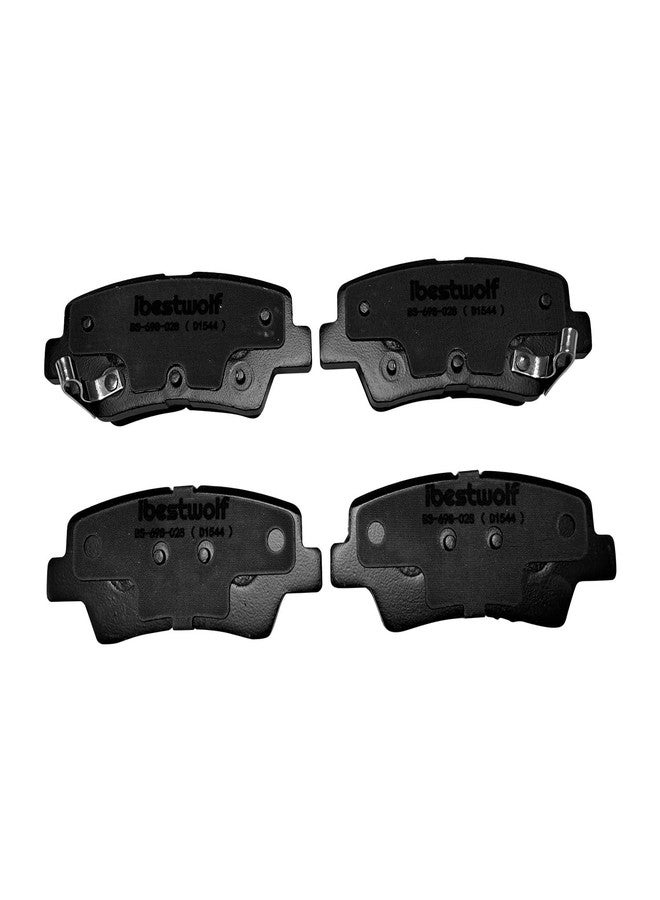 IBESTWOLF Front and Rear Ceramic Brake Pads for 2011-2016 Hyundai Elantra for 2012-2016 Hyundai Veloster for 2014-2016 Kia Forte Koup Forte5, Disc Brake Pad Replacement P-1543 P-1544 - Image 3