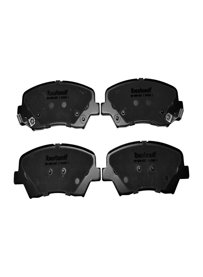 IBESTWOLF Front and Rear Ceramic Brake Pads for 2011-2016 Hyundai Elantra for 2012-2016 Hyundai Veloster for 2014-2016 Kia Forte Koup Forte5, Disc Brake Pad Replacement P-1543 P-1544 - Image 2