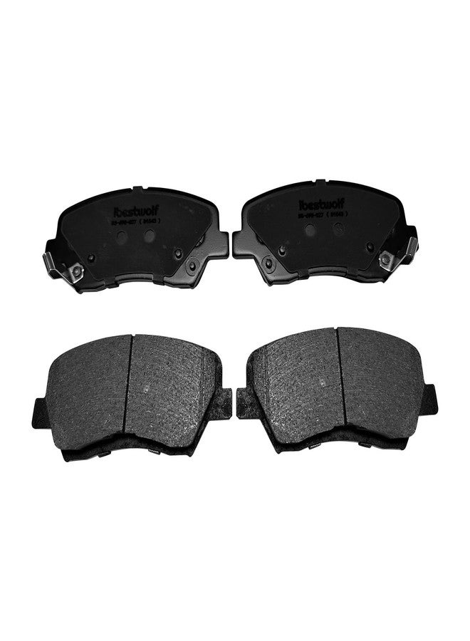 IBESTWOLF Front and Rear Ceramic Brake Pads for 2011-2016 Hyundai Elantra for 2012-2016 Hyundai Veloster for 2014-2016 Kia Forte Koup Forte5, Disc Brake Pad Replacement P-1543 P-1544 - Image 4