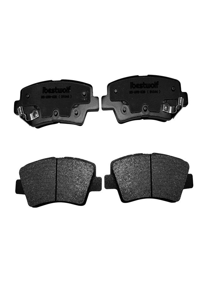 IBESTWOLF Front and Rear Ceramic Brake Pads for 2011-2016 Hyundai Elantra for 2012-2016 Hyundai Veloster for 2014-2016 Kia Forte Koup Forte5, Disc Brake Pad Replacement P-1543 P-1544 - Image 5