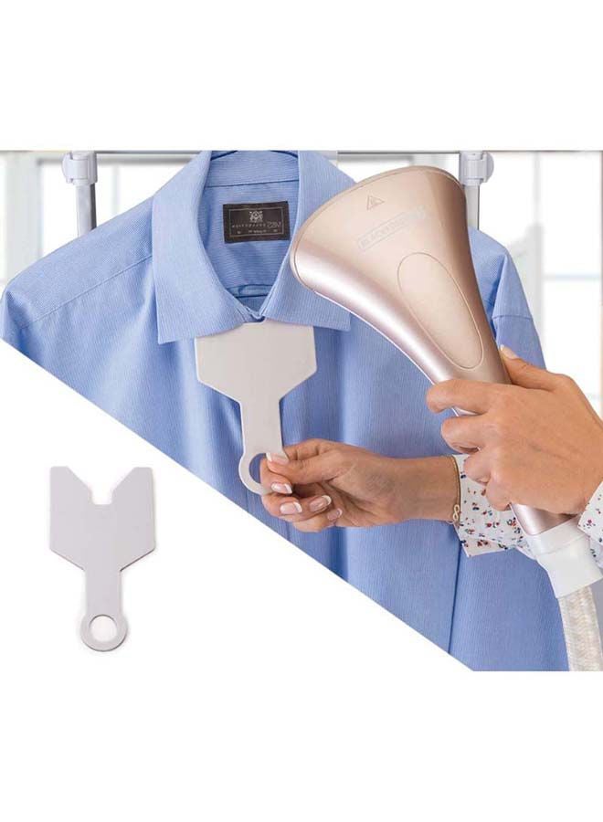 BLACK+DECKER Digital Garment Steamer with Ironing Board, 6 Adjustable Steam Levels, 2.0L Detachable Water Tank, Quick Heat-Up, Anti-Kink Tube, Include Accessories, 2 L 2000 W GSTD2050-B5 White/Gold - Image 4