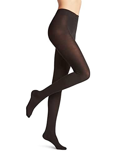 FALKE Women's Softmerino Tights, Thick Warm Breathable, Merino Wool Cotton, Trendy Casual or Dress Stockings, Black (Black 3009), M, 1 Pair - Image 3