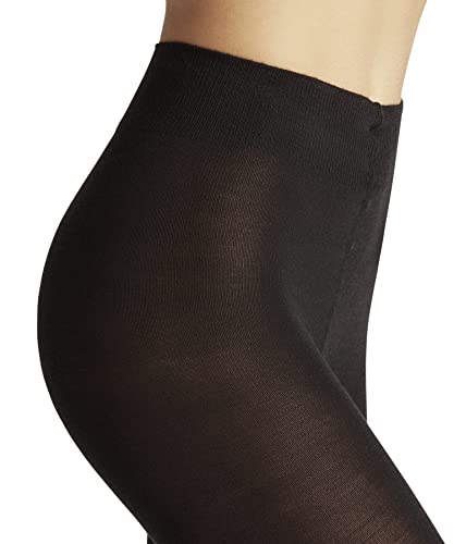 FALKE Women's Softmerino Tights, Thick Warm Breathable, Merino Wool Cotton, Trendy Casual or Dress Stockings, Black (Black 3009), M, 1 Pair - Image 5