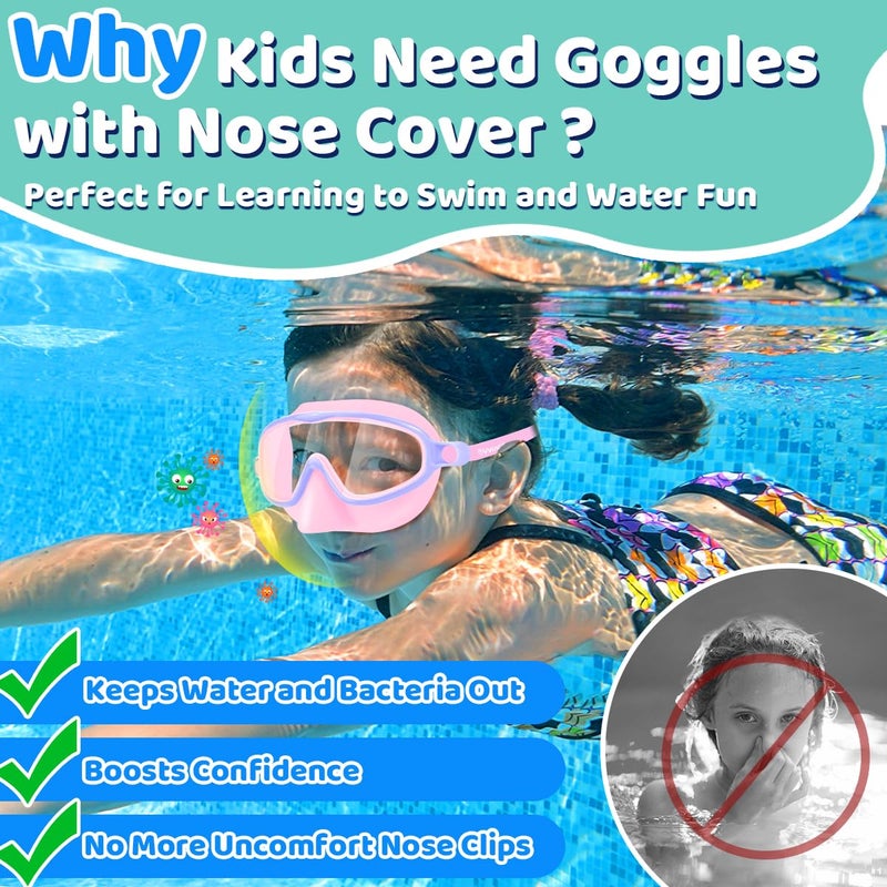 Vvinca Kids Swim Goggles US304 - Image 3