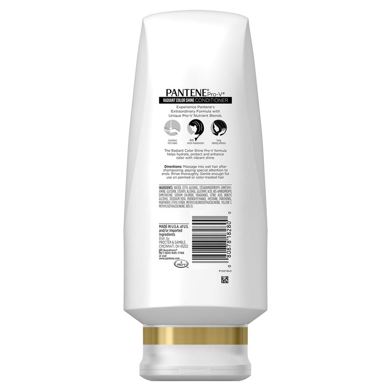 Pantene Pro-V Radiant Color Shine Conditioner, 17.7 Fl Oz - Image 2
