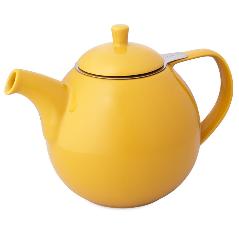 FORLIFE Curve Teapot with Infuser, 45-Ounce, Mandarin - Image 5