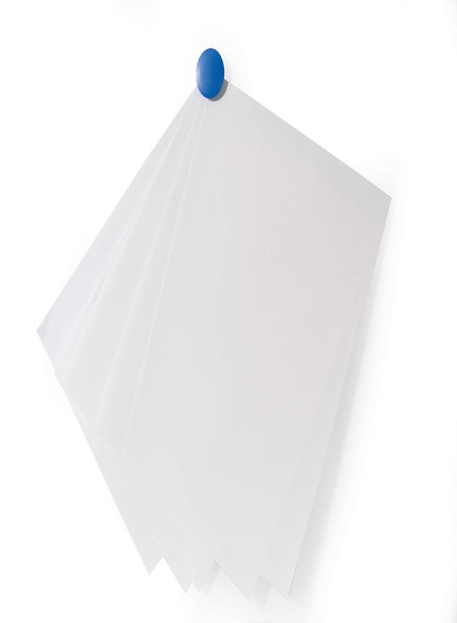 Audio-Visual Direct High Powered Magnets for Glass Dry-Erase Boards, Set of 5 Blue - Image 4