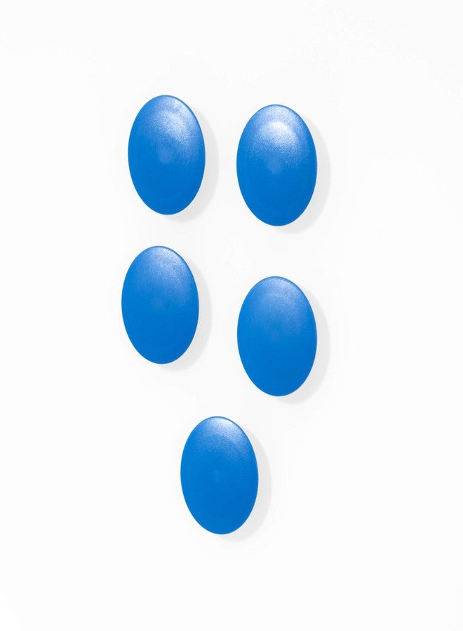 Audio-Visual Direct High Powered Magnets for Glass Dry-Erase Boards, Set of 5 Blue - Image 1