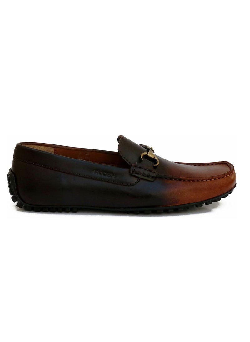 RUOSH - Men's Loafer Slip on Driving Comfort Leather Work Office Formal Occasion Party Casual Wear Italian Design Anti Skid Padded Insole Premium Shoes - Image 1