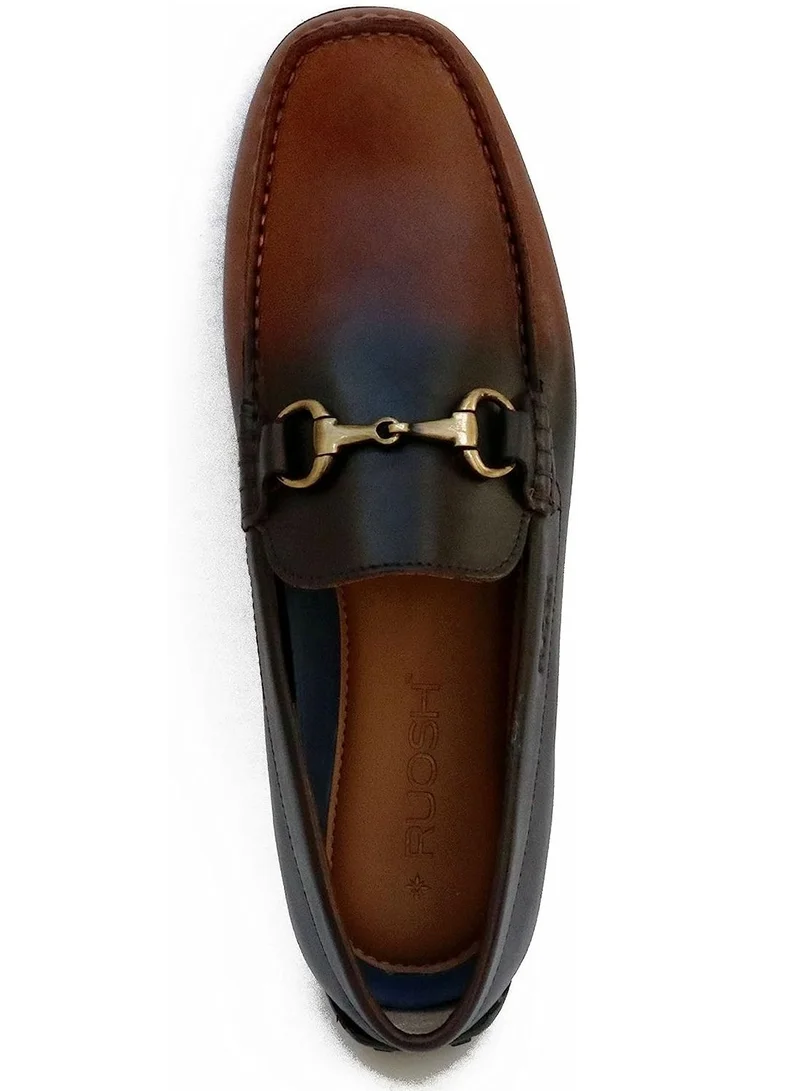RUOSH Men's Loafer Slip on Driving Comfort Leather Work Office Formal Occasion Party Casual Wear Italian Design Anti Skid Padded Insole Premium Shoes