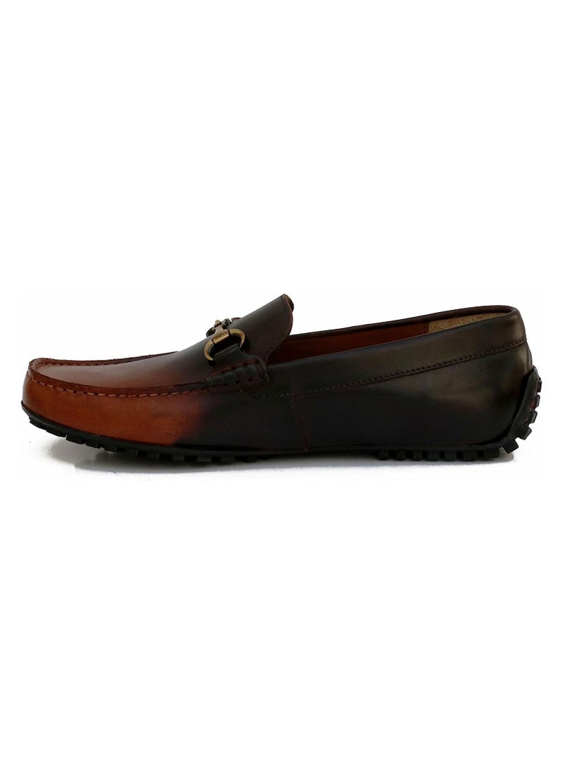 RUOSH - Men's Loafer Slip on Driving Comfort Leather Work Office Formal Occasion Party Casual Wear Italian Design Anti Skid Padded Insole Premium Shoes - Image 1