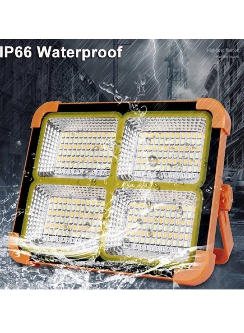 LED Solar Flashlight Portable Rechargeable Solar Waterproof Camping Light - Image 5