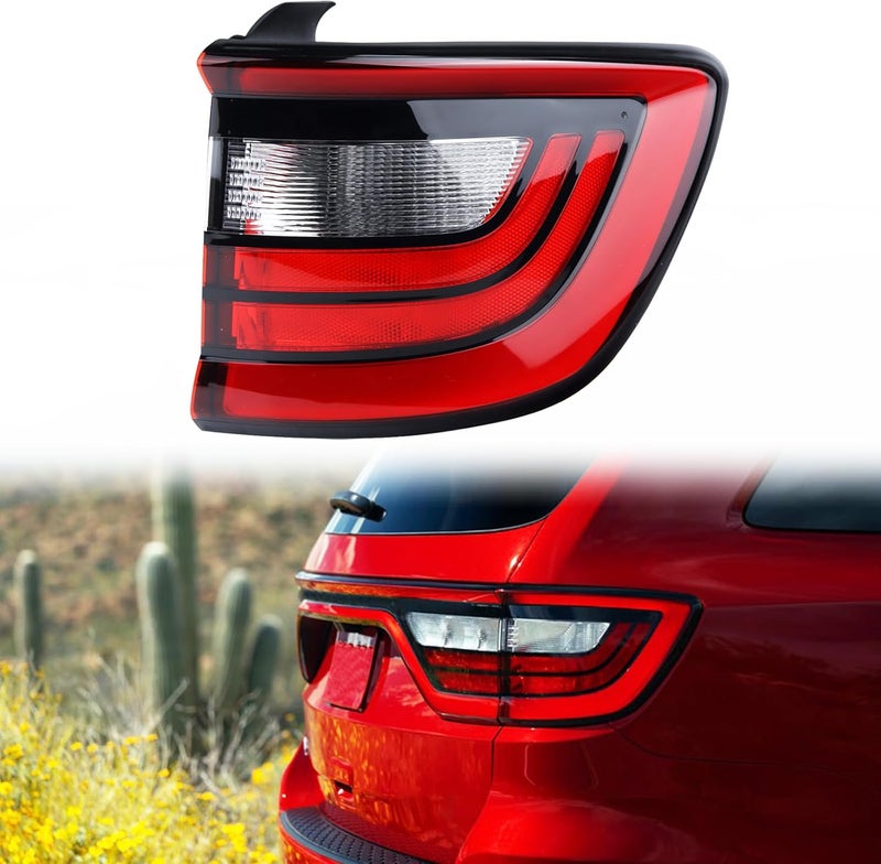 KAMDKI Right Passenger Side Outer Tail Light LED Rear Lamp for 2014-2023 Dodge Durango - Image 1