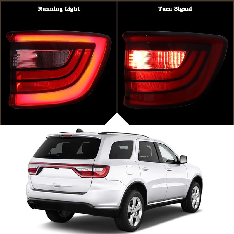 KAMDKI Right Passenger Side Outer Tail Light LED Rear Lamp for 2014-2023 Dodge Durango - Image 5