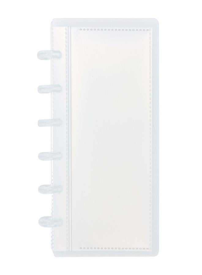 Mogoostry Clear Sheet Protectors 6 Disc Binder 20 Sheets Inner Page Plastic Protective Sleeves 3 inch Card Pockets Disbound Photo Album (1-Pocket) - Image 1