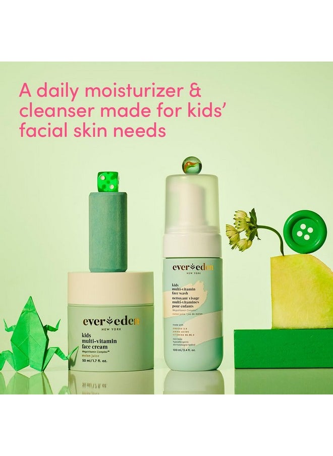 Evereden Evereden Happy Kids Skin & Lips Routine - Multi-Vitamin Kids Face Wash & Kids Face Cream & Tinted Lip Oil Set - Clean & Vegan Skin Care for Kids 3+ - Moisturizing, Nourishing, & Protective Kids Skin  - Image 5