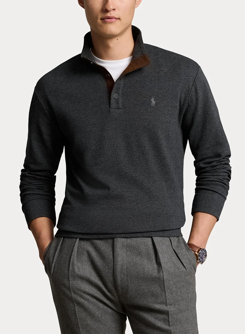 بولو رالف لورين Logo Knitted Sweatshirt