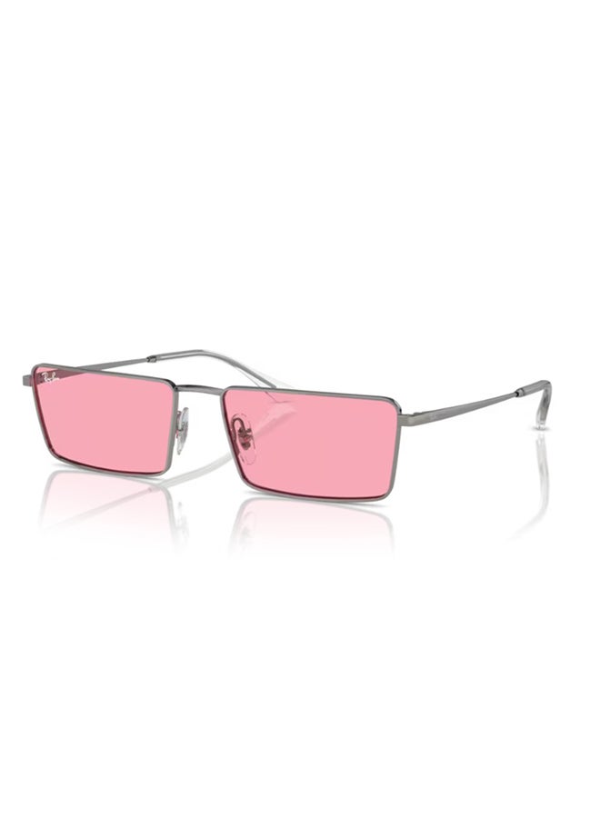 Ray-Ban Women Ray-Ban RB3741 004/84 Women's Rectangular Sunglasses - Lens Size: 56 mm - Image 1