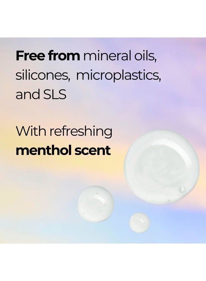 Ahuhu COFFEIN THICKENING Shampoo (200ml) - Hair Growth Shampoo, Strengthens Hair & Scalp, With Caffeine & Rice Starch, Provides Instant Volume, Refreshing Mint, Free From Silicones & Microplastics - Image 4