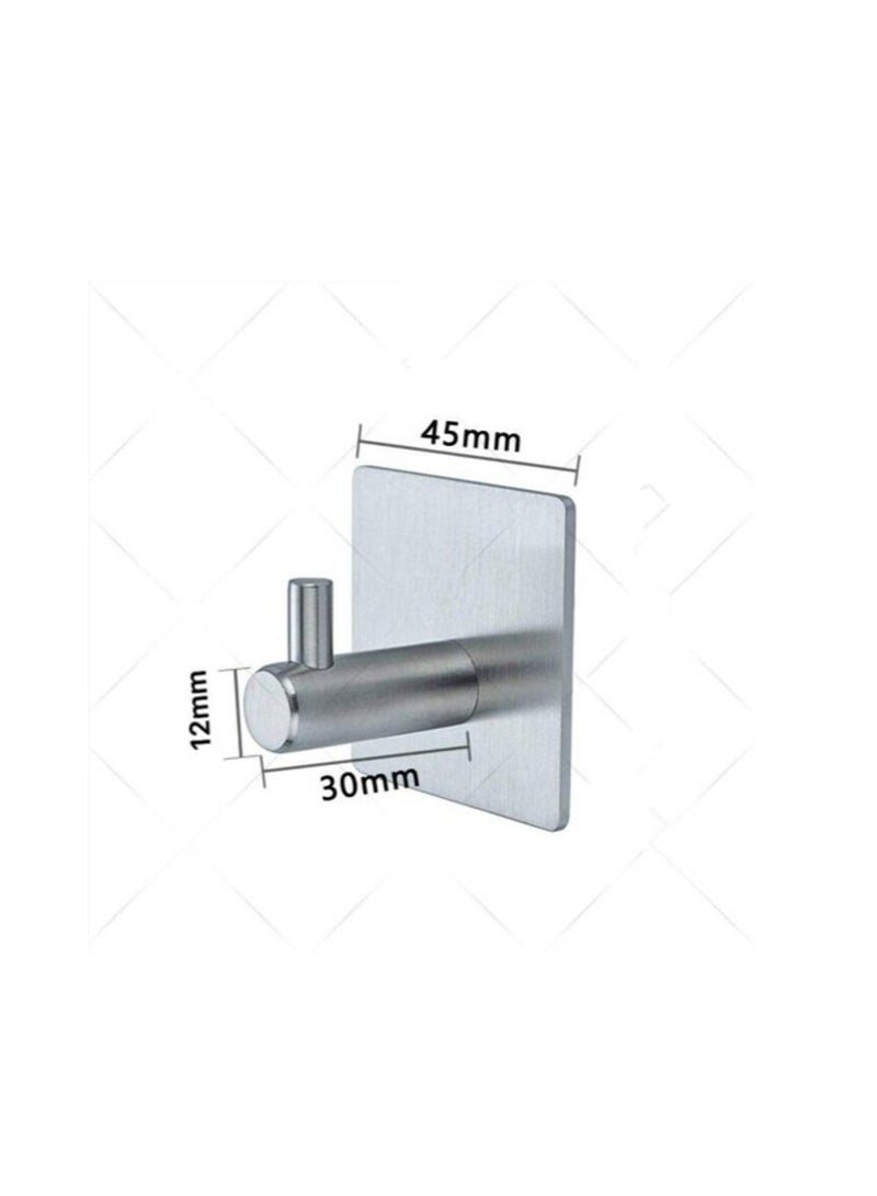 PROMASS Kitchen Hook, Heavy Viscose Cloakroom Hook, Living Room, Office, Towel Hook, Bathrobe Hook, Bathroom Hook (4 Pack)  - Image 2