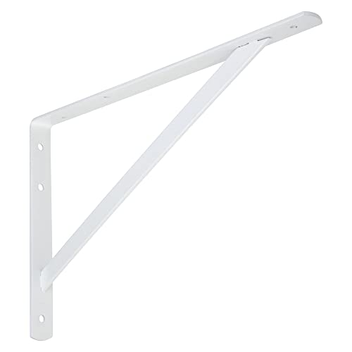 National Hardware N260-596 111BC Super Strength Shelf Bracket in White, 16 Inch - Image 1
