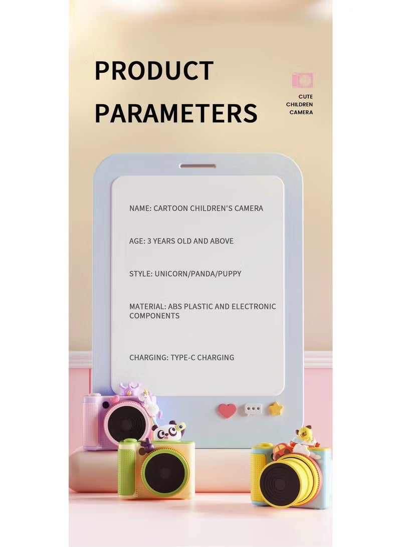 BlueFire Kids Selfie Camera with 180° Flip-Out Screen & 48MP Ultra HD Lens – 1080P Video Recorder, 24-105MM Zoom, Built-in Games & Music, Flash, 2.4” Display, 32GB Expandable Storage – Creative Digital Camera for Children, Rechargeable Mini Kids Vlogging Camera for Selfies, Travel, Learning & Fun Gift for Boys and Girls Ages 5+ - Image 4