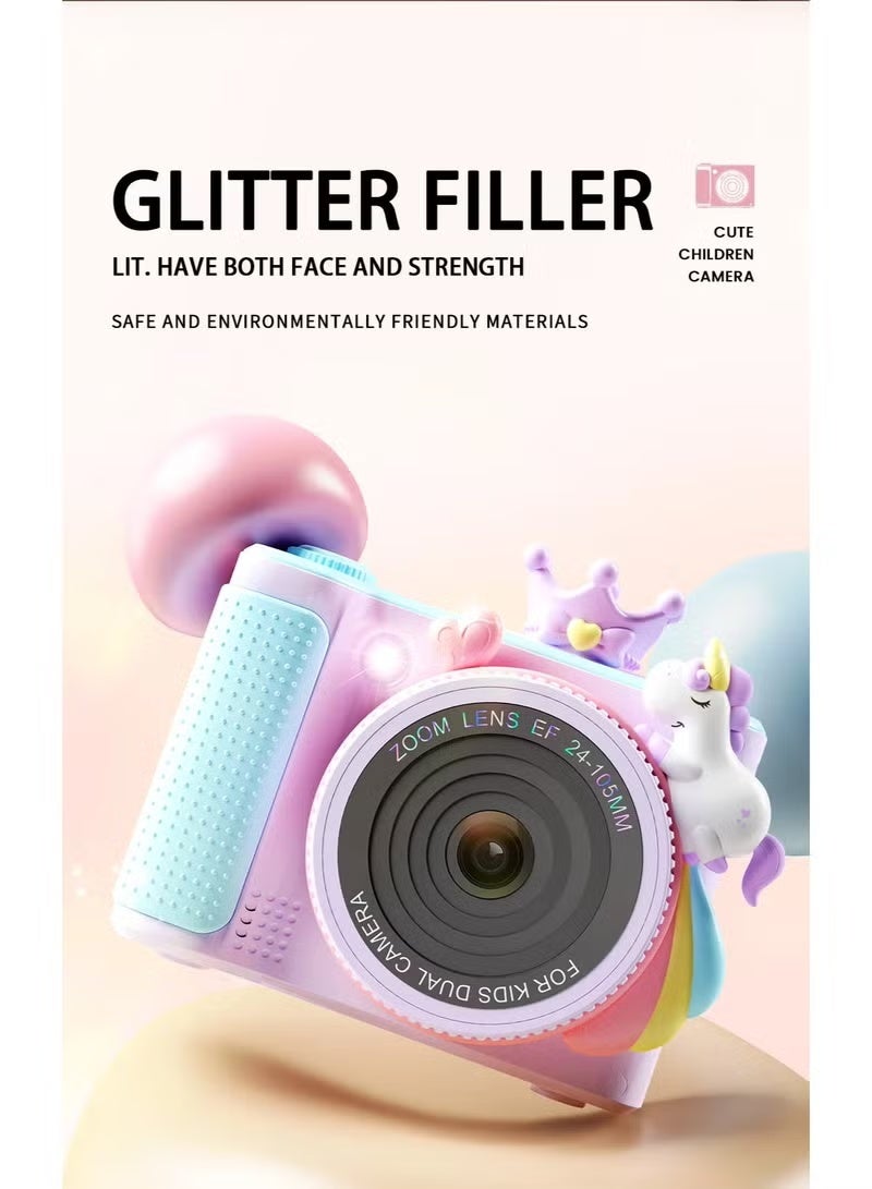 BlueFire Kids Selfie Camera with 180° Flip-Out Screen & 48MP Ultra HD Lens – 1080P Video Recorder, 24-105MM Zoom, Built-in Games & Music, Flash, 2.4” Display, 32GB Expandable Storage – Creative Digital Camera for Children, Rechargeable Mini Kids Vlogging Camera for Selfies, Travel, Learning & Fun Gift for Boys and Girls Ages 5+ - Image 5