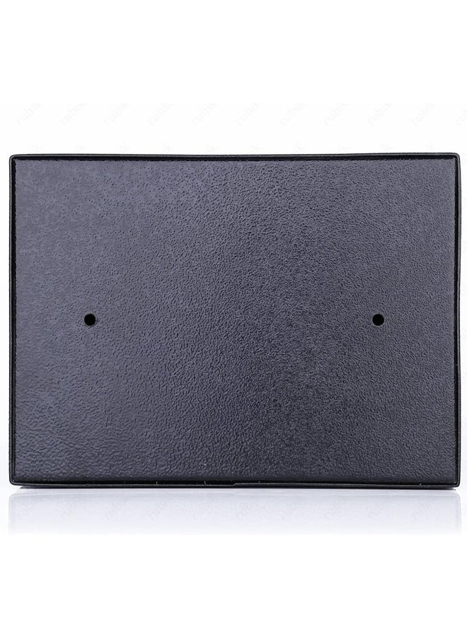 Rubik - Safe Box Small with Electronic Keypad Lock and Physical Key, Mini Digital Security Deposit Locker for Home Office Hotel Jewelry Passport Watches Cash Storage (23x17x17cm) - Image 1