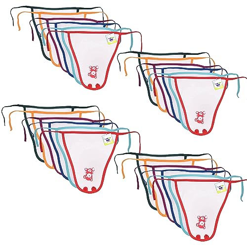 Toddylon Baby Products New Born Baby Clothes | Cloth Diapers | Langots | Nappies | Cotton | Reusable | Washable | Nappy (0-6 Months) (Pack of 24) - Image 2