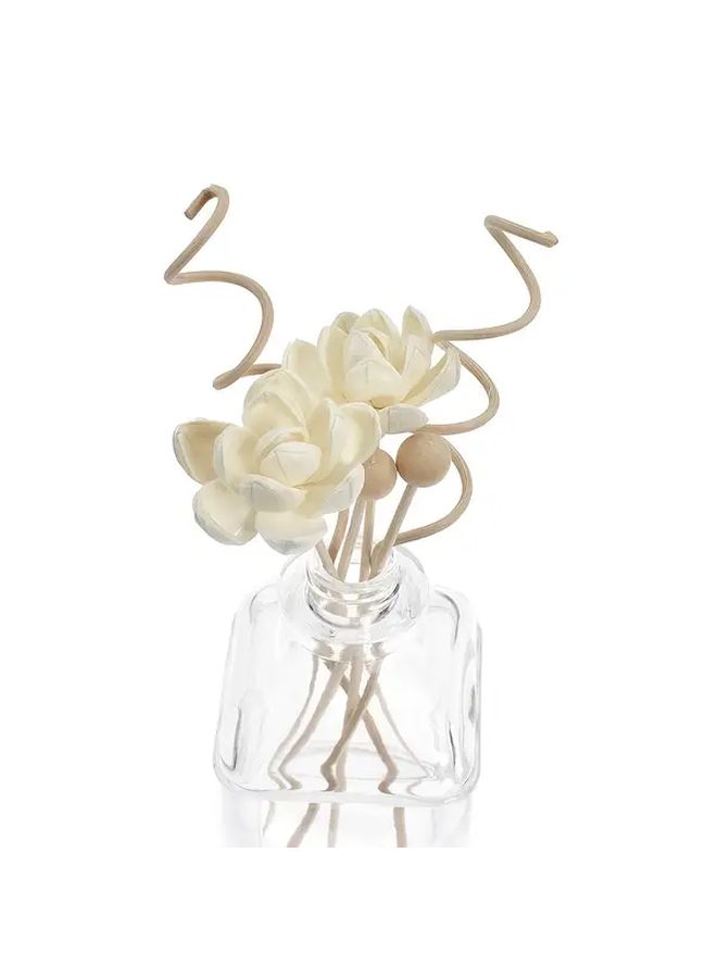 6 أعواد خشبية من اللوتس المفتوح لنشر العطر، تعمل بالماء وبدون لهب - Image 4