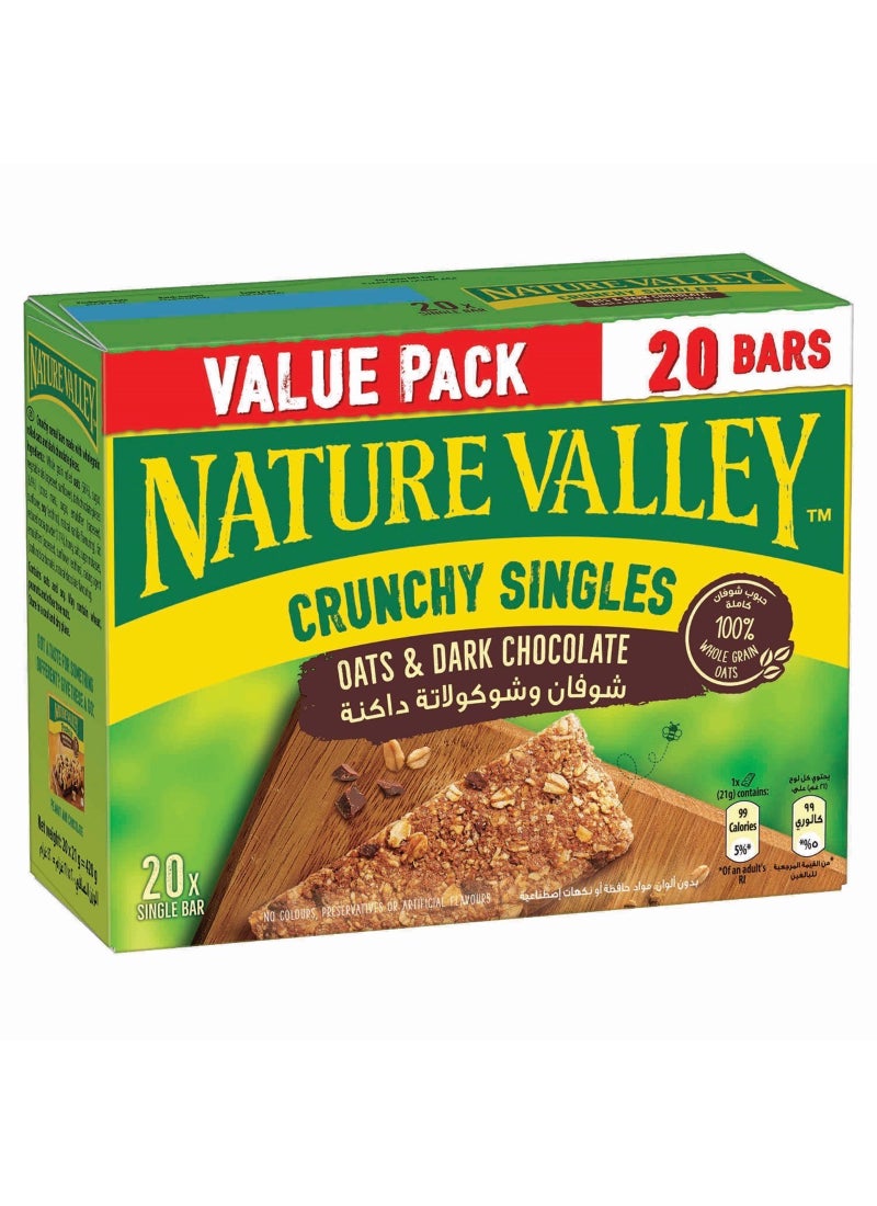 Nature Valley Oats And Dark Chocolate Granola Bar 20 Pieces 420g  - Image 1