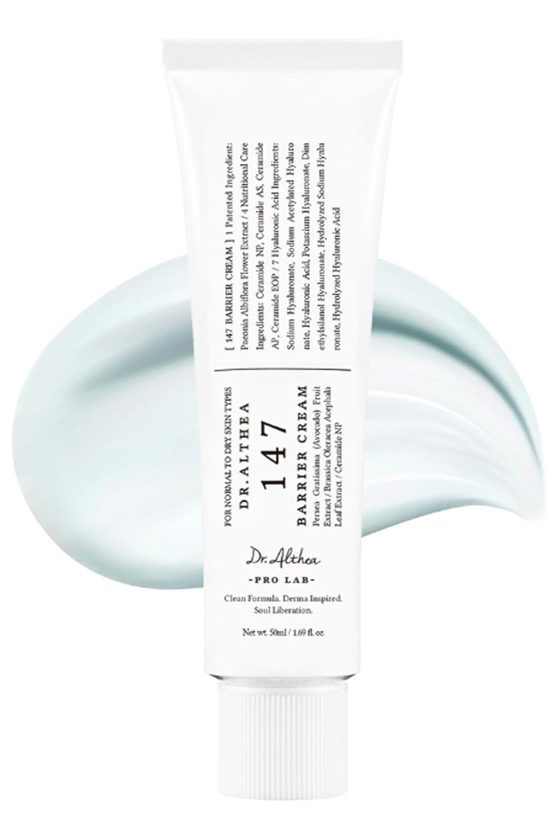 Dr.althea Dr.Althea 147 Barrier Cream Daily Skin Barrier Repair Care Deep Hydrating with Hyaluronic Acid & Ceramides Korean Vegan Skincare for All Skin Types 1.7 Fl Oz - Image 1